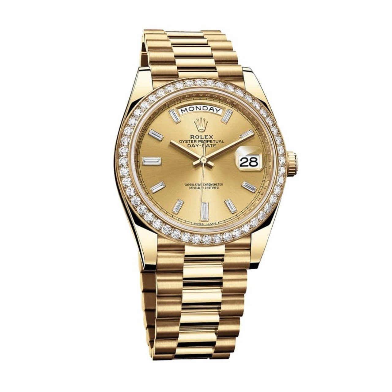  Rolex Diamond Gold Replica 