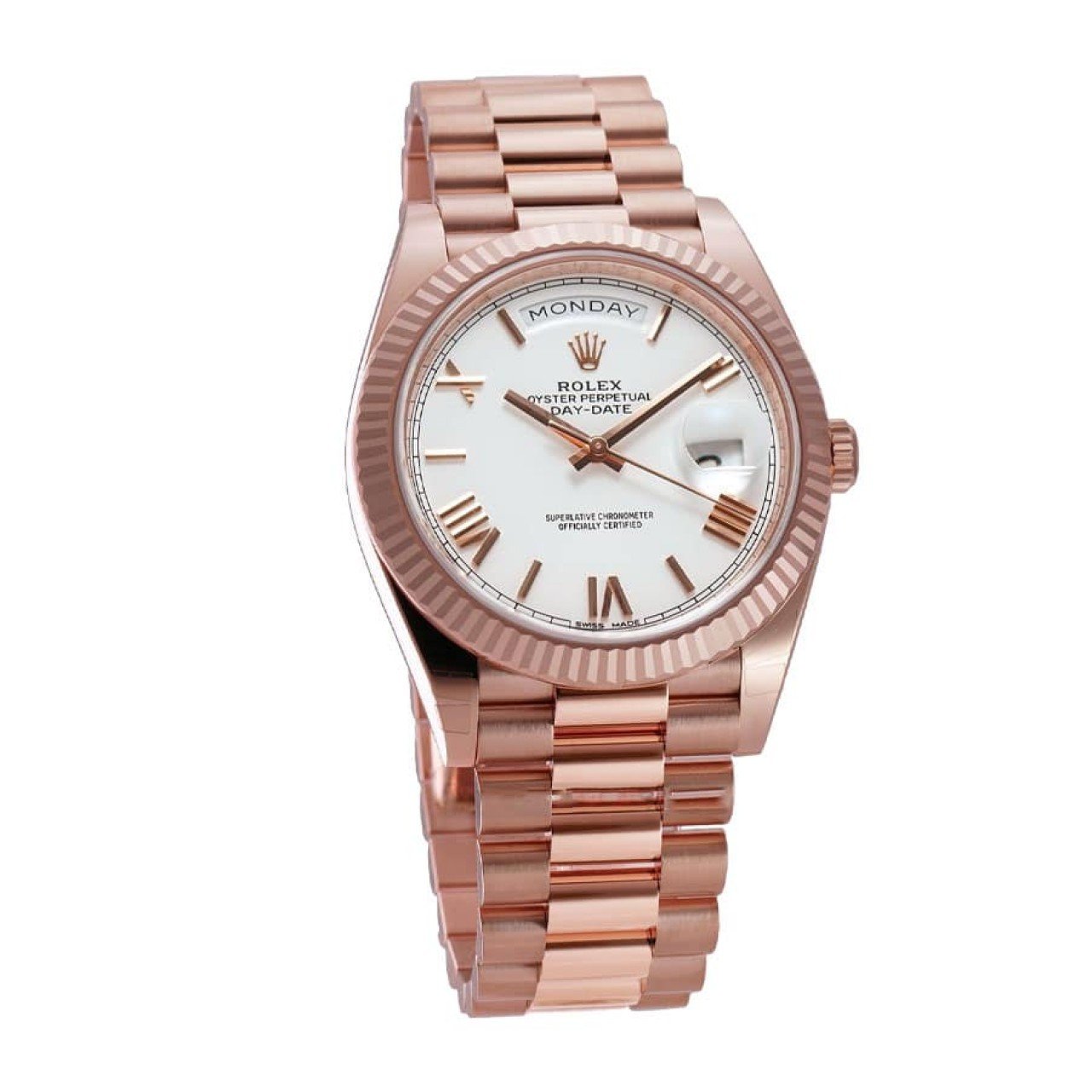  Rolex Day-Date 228235 Rose Gold Oyster Replica 