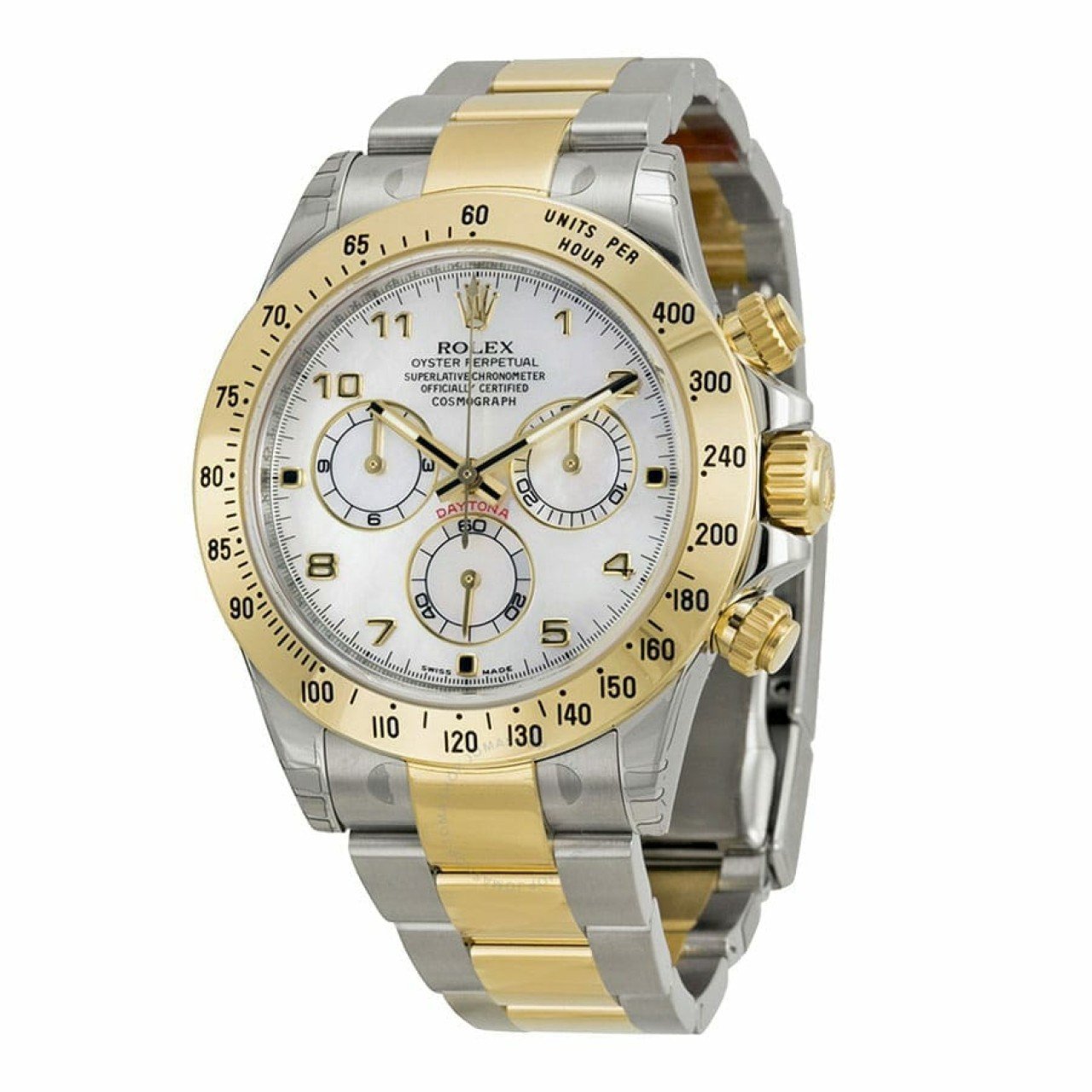  Rolex Daytona Two Tone White Dial 116523 Replica 
