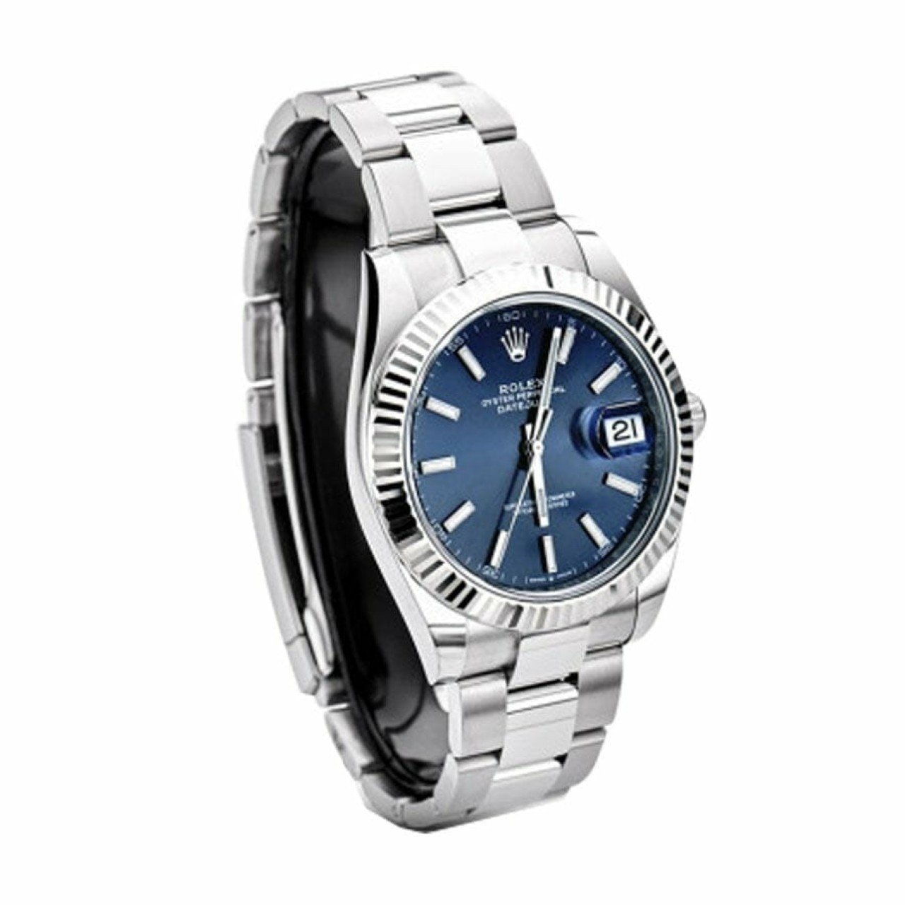  Rolex Datejust Blue Dial Steel Replica 
