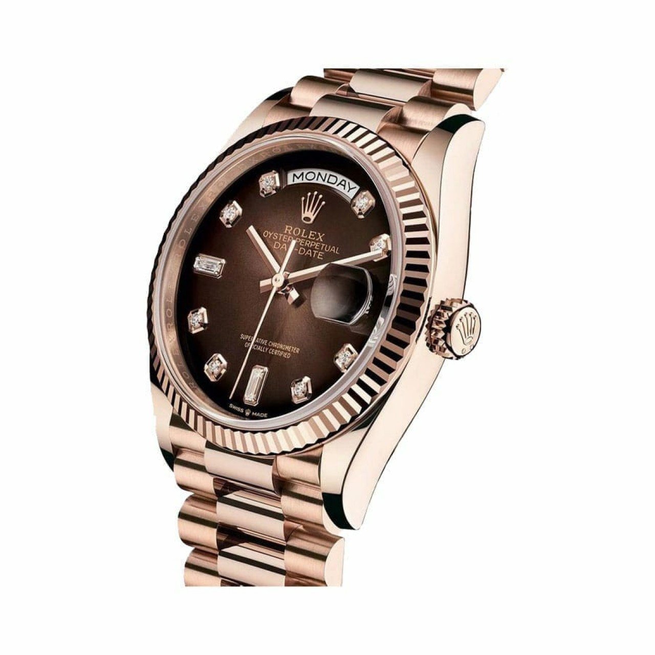  Rolex Day-Date Brown Ombre Replica 
