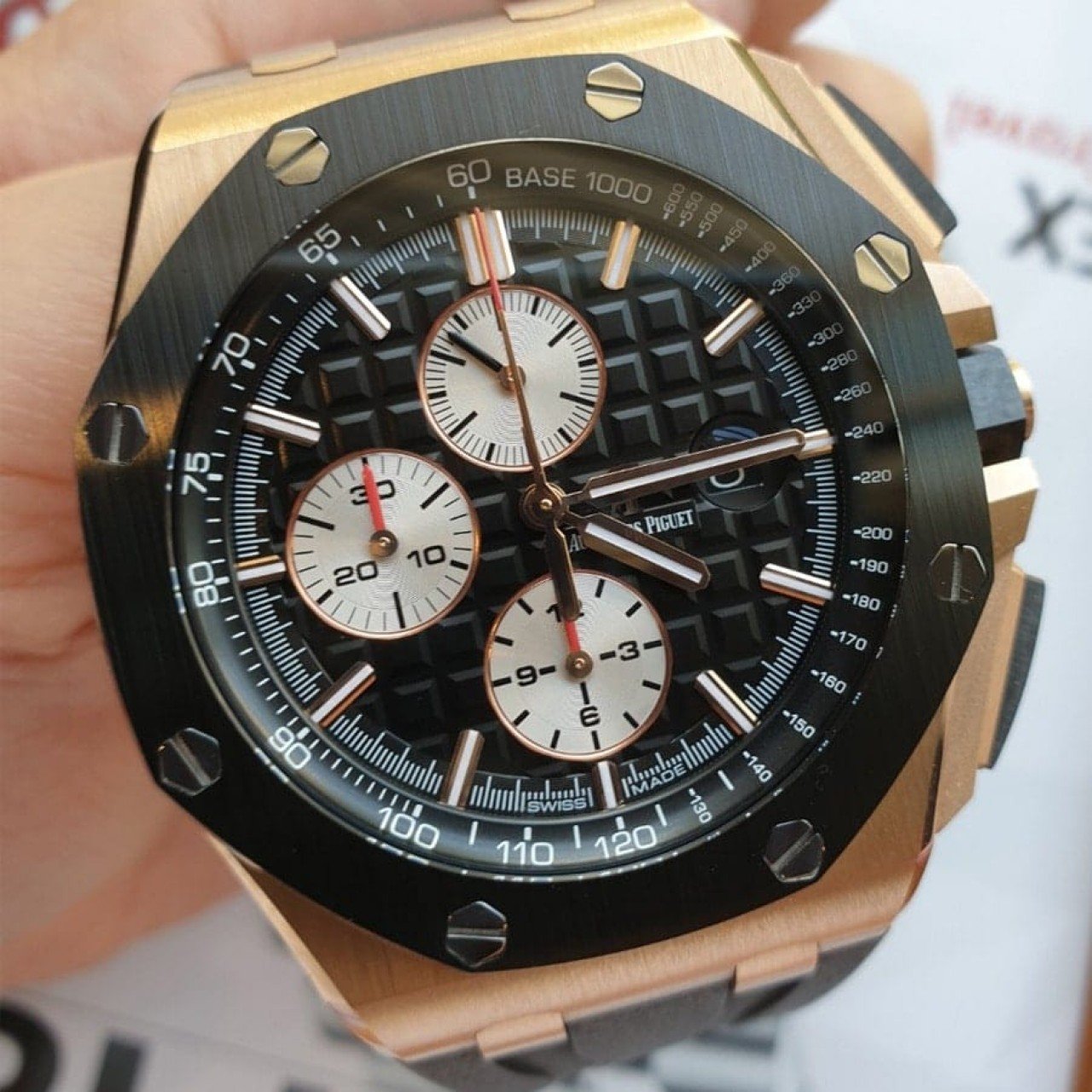 AP Rose Gold Black Replica 