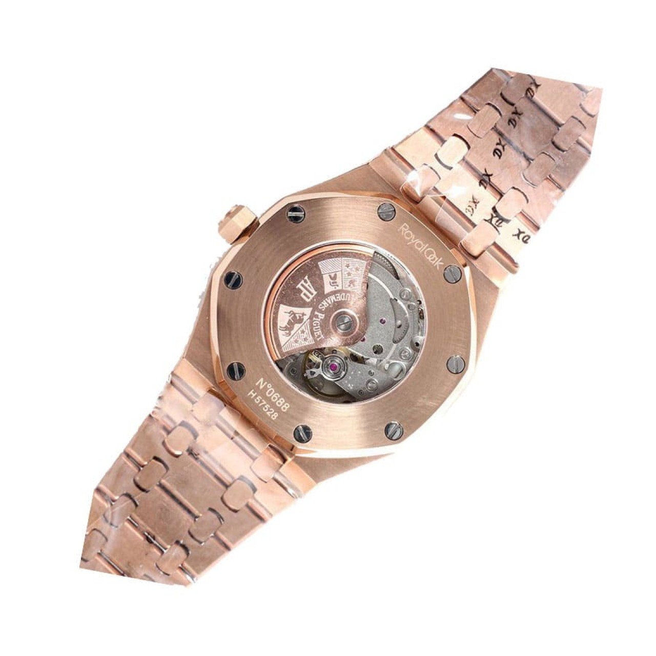  Audemars Piguet Royal Oak Iced Out Rose Gold Replica 