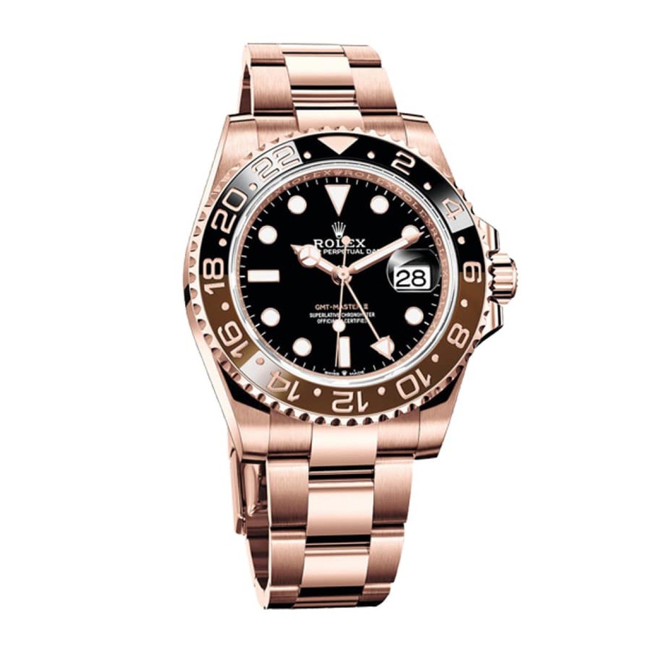  Rolex Gmt Rose Gold Replica 