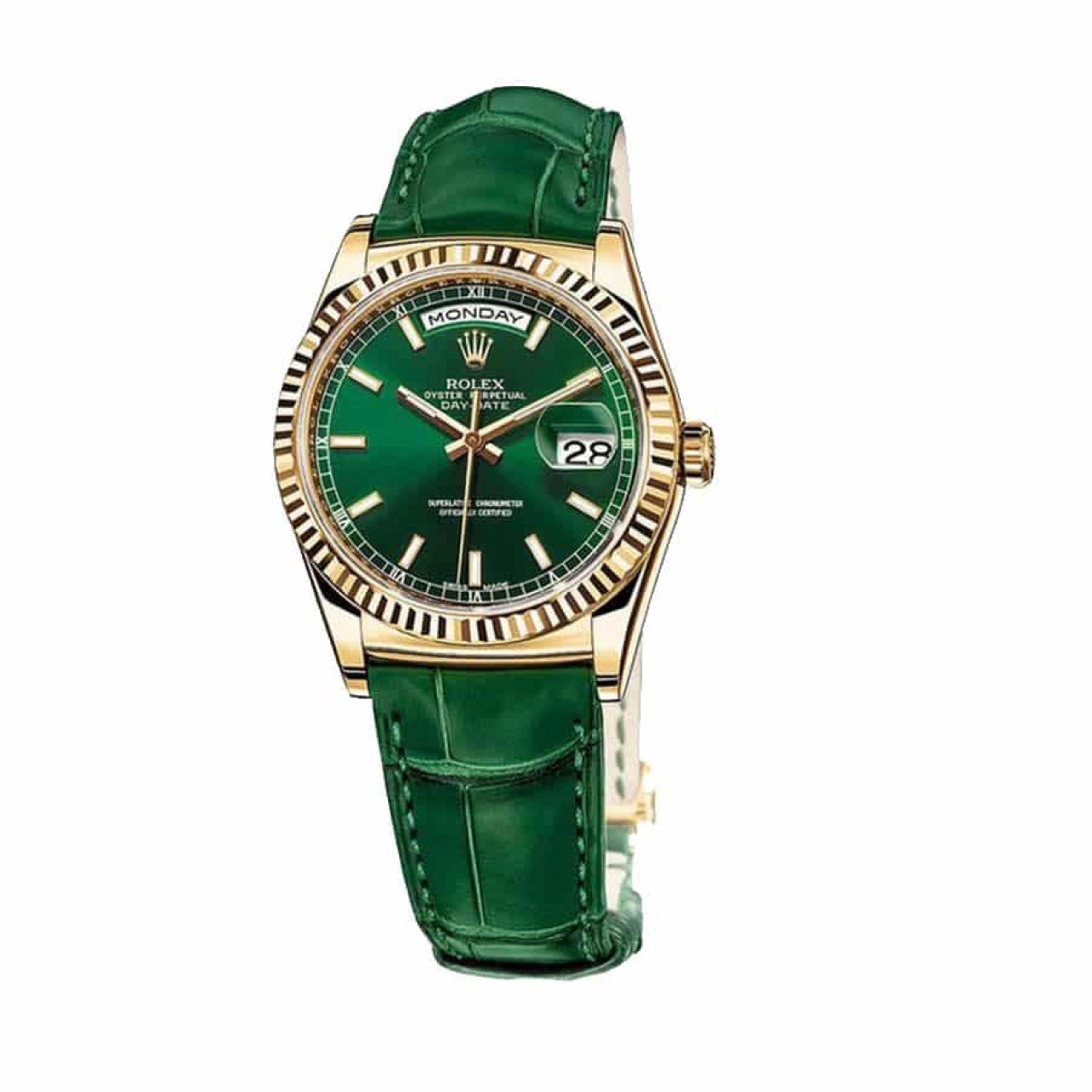  Rolex Daydate Green Replica 