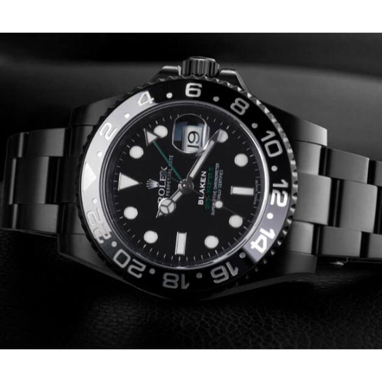  Rolex Blaken GMT-Master II 116710 DLC-PVD Replica 