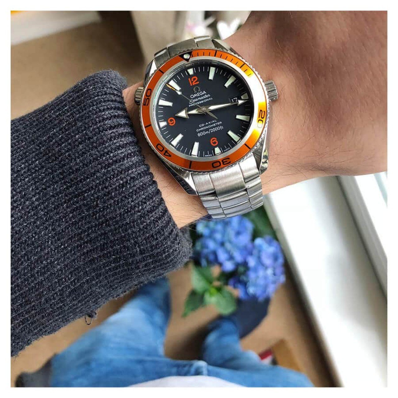  Omega Planet Ocean Orange Replica 