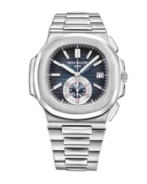 Patek Nautilus Blue Silver Replica