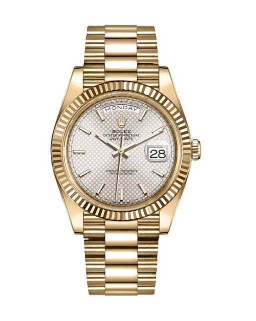 Rolex Diogonal Silver Replica