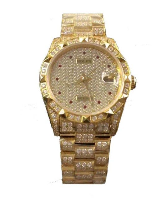 Rolex Gold Full Diamond Replica