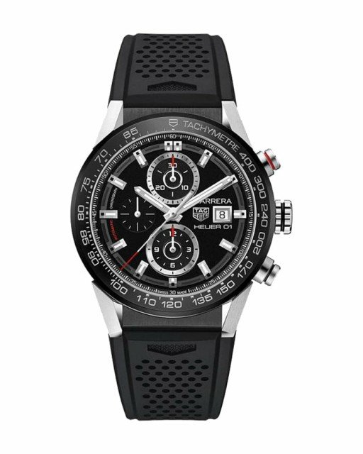 TAG Carrera Black Rubber Replica